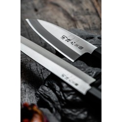 AK1102 Coltello seki magoroku kinju & hekiju Deba 16.5 cm